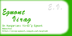 egmont virag business card